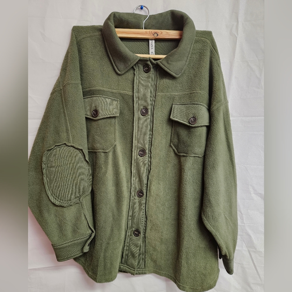 Zenana Button Up Shacket